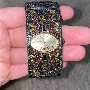 •SOLD• Heidi Daus cuff watch